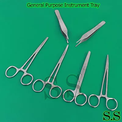 General Purpose Instrument Tray W/Mayo-Hegar Needle Holder 5 1/2  DS-1279 • $17.75