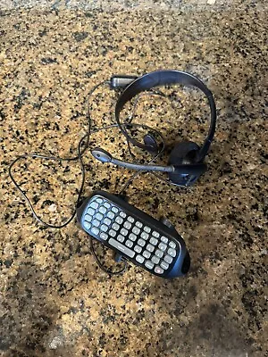 Xbox 360 Chatpad Keyboard And Headset Tested • $1