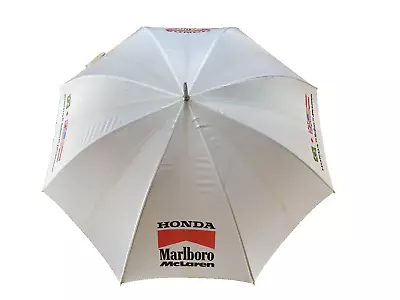 Marlboro McLaren Honda Formula 1 Racing Team Vtg Umbrella Length 106 Cm 41.7 In • $169