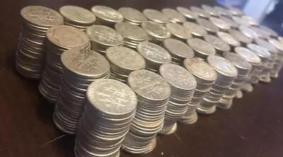 FULL ROLL OF (50) Roosevelt 90% SILVER DIMES USA 🇺🇸  • $155