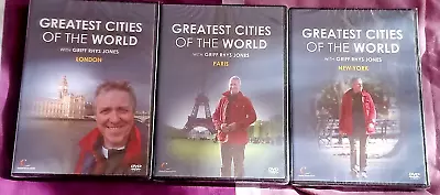 DVD The Greatest Cities In The World With Griff Rhys Jones NEW YORK LONDON PARIS • £2.95