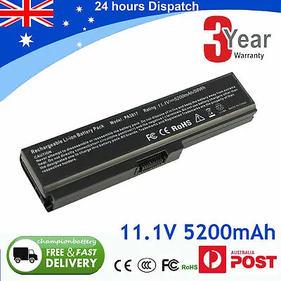 Laptop Battery PA3817U-1BRS For Toshiba Satellite C660 C665 P750 P755 Notebook  • $30.99