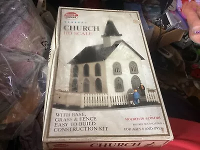 HO Scale - CHURCH -Building KIT** By Model Power - NIB- #MDP-613 • $29.95