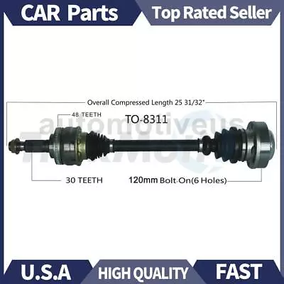 Rear Left CV Axle Shaft CV Joint 1X TrakMotive For Toyota Supra 1993 1994 1995 • $141.53