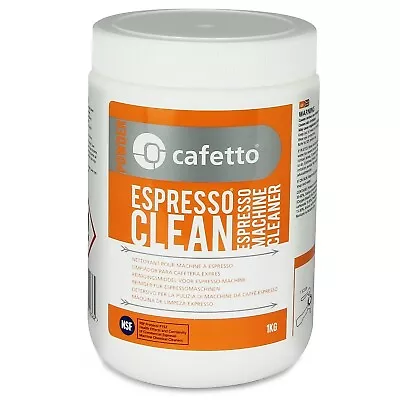 NEW CAFETTO ESPRESSO CLEAN 1kg Machine Cleaner For Professional Use Powder • $25.75