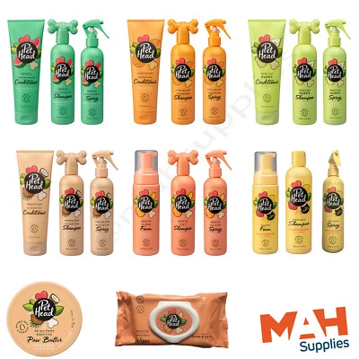 £13.99 • Buy Pet Head Dog Shampoo Conditioner Sensitive Puppy Cat Spray Wipes Paw Butter