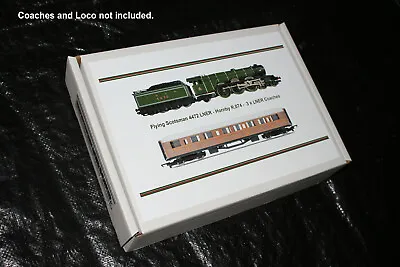 Storage Box For Hornby Flying Scotsman R074 + 3 LNER Teak Coaches Acid Free Bays • £14.50