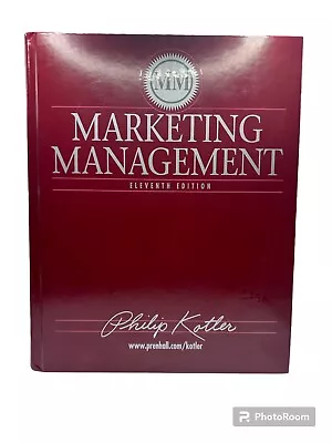 Marketing Management By Philip Kotler (2002 Hardcover) • $45