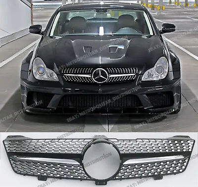 2008+ Facelift Mercedes W219 C219 Diamond Grille CLS63 CLS 55 BLACK Series AMG • $123.21