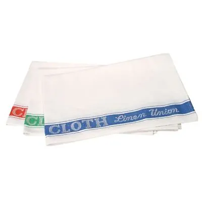 Manita Linen Union Glass Cloth│Cotton Tea Towel│Coloured Stripe│Blue • £8.32
