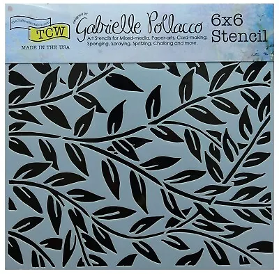 Simple Flower Leaf Ivy Vine Stencil Vineyard Leaves Patterns 6 Paint Template • $6.99