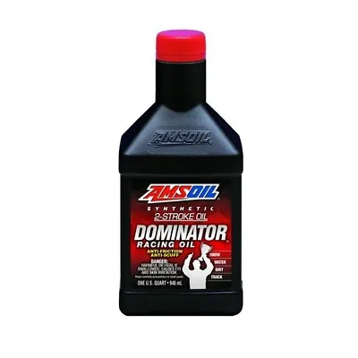 AMSOIL   AMSOIL DOMINATOR® Synthetic 2-Stroke Racing Oil 1x QUART (946ml) TDRQT • $33