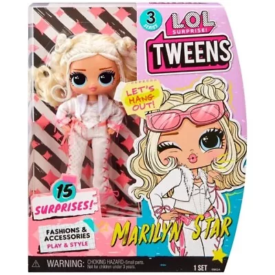 LOL Surprise Tween Series 3 Fashion Doll Marilyn Star With 15 Surprises Brand... • £32