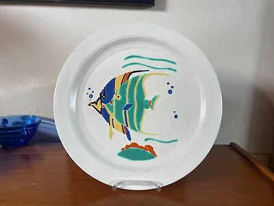 Vernon Kilns Larry Bird Tropical Fish Dinner Plate/Plates • $49