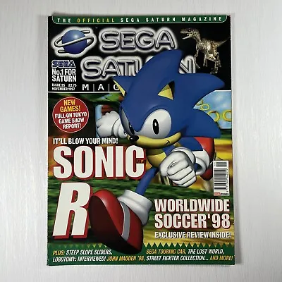 £16.95 • Buy Official Sega Saturn Magazine - Issue #25 November 1997 Sonic R Street Fighter
