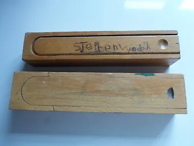 £3 • Buy 2 Vintage Wooden Pencil Boxes