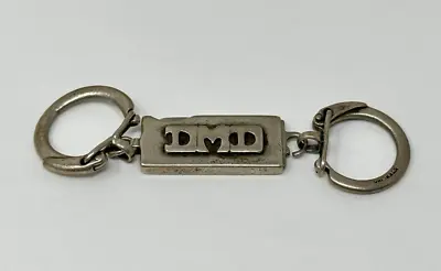 Vintage 925 Sterling Silver Key Fraternity Style Key Holder Chain 12.49 Grams • $89.99