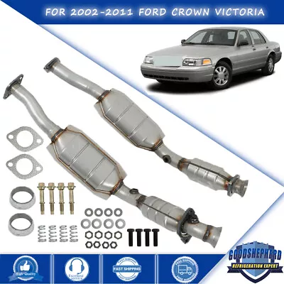 Left+Right Catalytic Converter For 2002/2003/2004-2011 Ford Crown Victoria 4.6L • $168.79