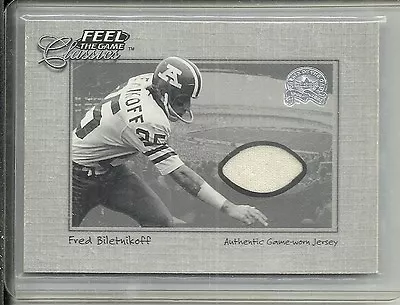 $29.99 • Buy 2000 Greats Of The Game - FRED BILETNIKOFF - Game Used Jersey - RAIDERS