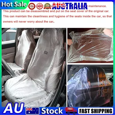 100pcs Universal Disposable Car Seat Covers Vehicle Cover Protective Mechanic. • $22.02