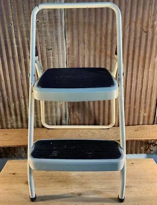 Vintage Cosco Step Stool White Two Step • $35.98