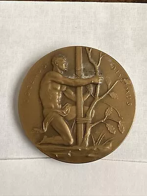 Hall Of Fame Great American Horace Mann Semi Nude Bronze Medal Medallic Art Co • $39.95