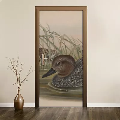 £46.95 • Buy Removable Door Sticker Mural Decal Birds Wild Animals Drawing Picture