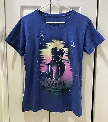 Disney Store Ariel The Little Mermaid Tshirt Short Sleeve Women's Size Large • $8.99