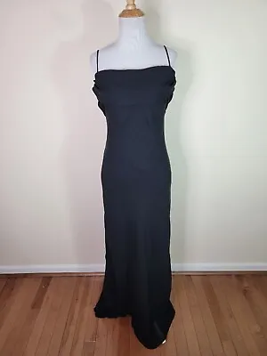 Women’s B.Smart Black Floor Length Long Maxi Dress Size Medium Formal Sleeveless • $12