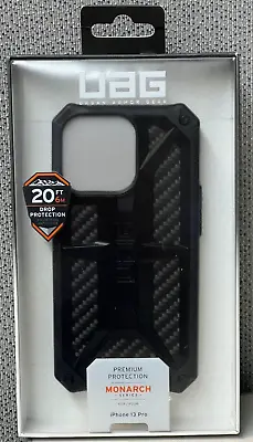 $19.99 • Buy UAG - Monarch Series Case For IPhone 13 Pro (6.1) - Carbon Fiber