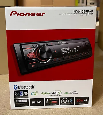 Pioneer Car Usb Radio Bluetooth Dab Stereo Tuner Fm Radio Head Unit Iphone New • £96.99