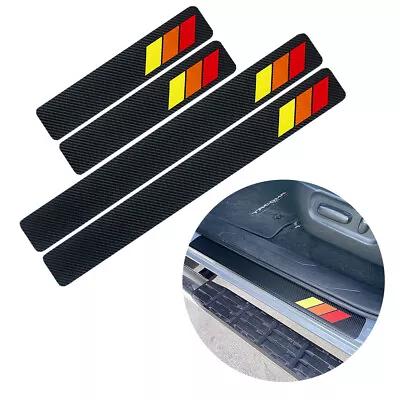 4X For Toyota Car Accessories Door Sill Protector Scuff Plate Panel Step Covers • $10.99