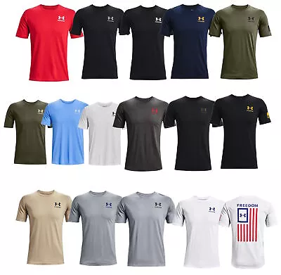 Under Armour Men's UA Freedom Flag T-Shirt Mens Tee Shirt - 1370810 - New 2023 • $24.95