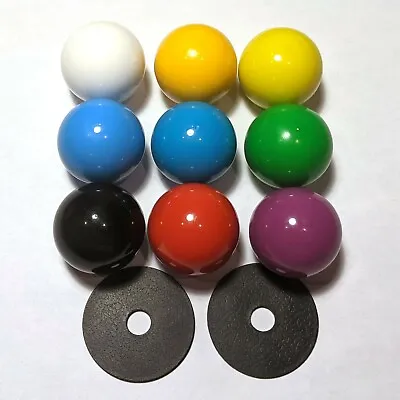 $4.99 • Buy Arcade Joystick Ball Top Fits Sanwa And Arcade 1UP - Select A Color! (US Seller)