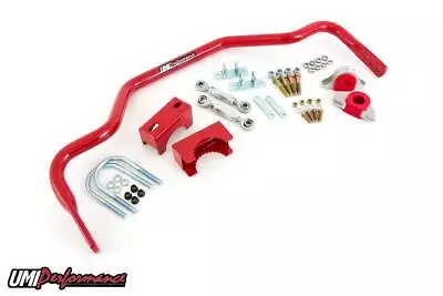 UMI 78-88 G-Body 1-3/8  Tubular Rear Drag Race Sway Bar 2.750  Rear End Red • $529.99