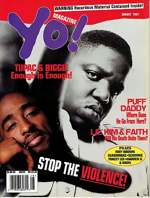 $12.99 • Buy Yo! Magazine #60 8/97 Tupac Biggie Lil' Kim Faith Puff Daddy Warren G Scarface
