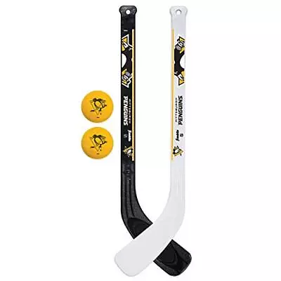 Franklin Sports Pittsburgh Penguins NHL Mini Hockey Two Player Stick Set • $15.99