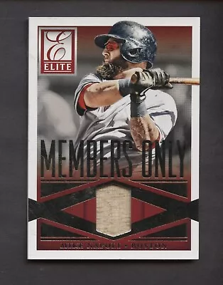 2015 Panini Elite Members Only Mike Napoli Boston Red Sox GU Bat Relic • $0.99