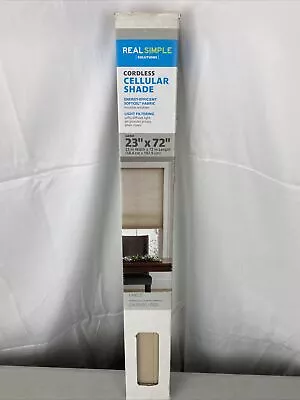 Real Simple Cordless Cellular Window Shade 23  X 72  SAND (Tan) • $26.59