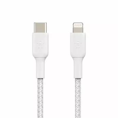 $22.49 • Buy Belkin Braided USB-C To Lightning 2M Cable IPhone Fast Charging Cable For IPhone