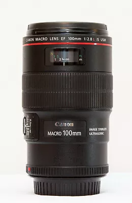 CANON EF 100mm F/2.8 L IS USM MACRO LENS  • £749.99