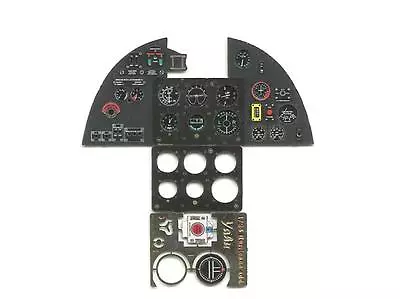 Hurricane Mk.ii Photoetched Colored Instrument Panel To Trumpeter#2402 1/24 Yahu • £13.49