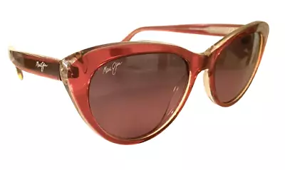 Maui Jim Sunglasses Kalani MJ818-52C Clear Pink Cat Eye Frames. Pre Owned. • $159