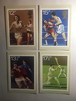 £1.99 • Buy 4 SPORT POSTCARDS - Boxing Rugby Ect (POST OFFICE CARD SERIES ) (lot B3) Com P&p