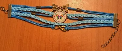 £4.75 • Buy Blue Corded Autism Awareness Bracelet