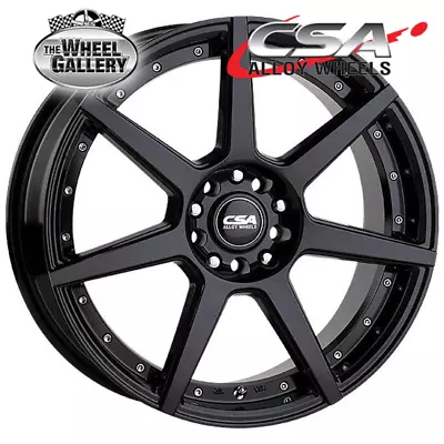 CSA Hornet 16x7 5/114.3 40P Gloss Black Set Of Alloy Wheels • $876