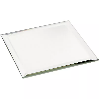 Plymor Square 3mm Beveled Glass Mirror 3 Inch X 3 Inch (Pack Of 2) • $4.26