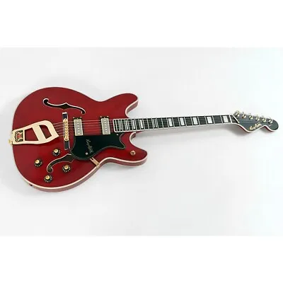 Hagstrom '67 Viking II Hollowbody Guitar Transparent Wild Cherry 197881051730 OB • $895.99