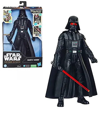 Star Wars Obi-Wan Kenobi Darth Vader Galactic Action 12  Talking Figure & Lights • £26.95