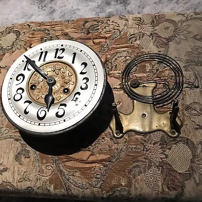 Antique Vienna Wall Clock Movement  With Pull Repeat  Cord Working Movement. • £80